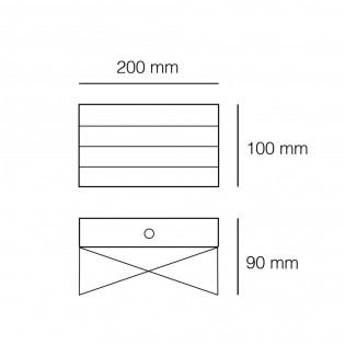 Polare LED-Wandleuchte (12W)