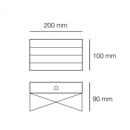 Polare LED-Wandleuchte (12W)