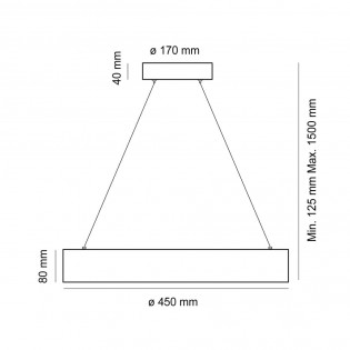 LED Ceiling Lamp Lyn Dimmable (30W)