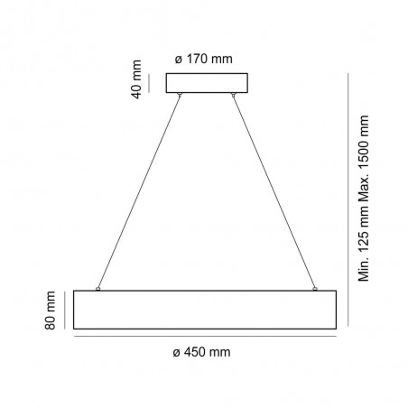 Lámpara de techo LED Lyn (30W)