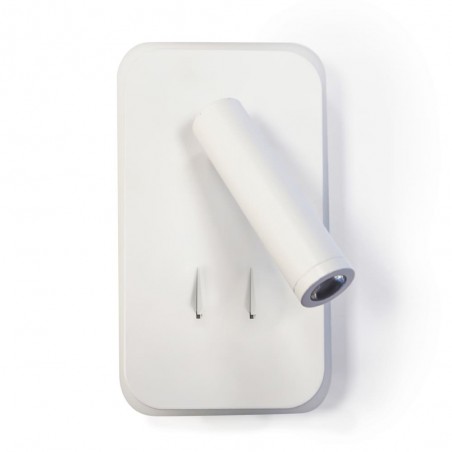 Aplique con lector LED Geria (11W+3W)
