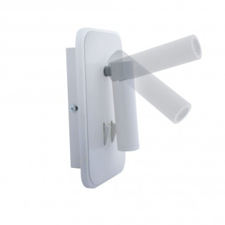 Aplique con lector LED Geria (11W+3W)