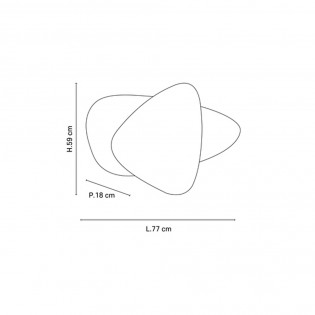 Aplique de pared Screen Cannage Natural (2 luces)