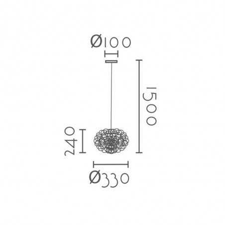 Ceiling lamp Alerce
