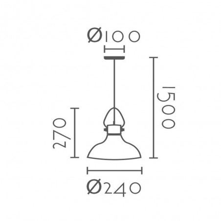 Ceiling lamp Serreta II