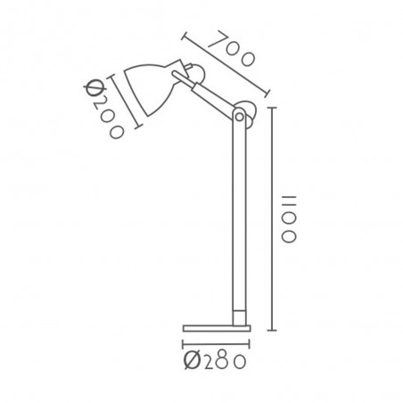 Floor lamp Blanca