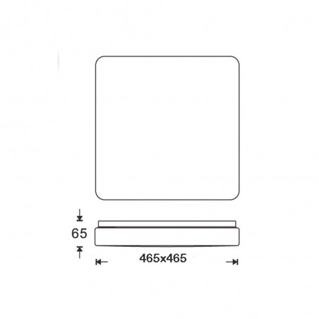 Plafon de techo LED Sever Star CCT (72W)