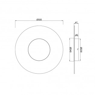 Aplique de pared Jewel (30W)