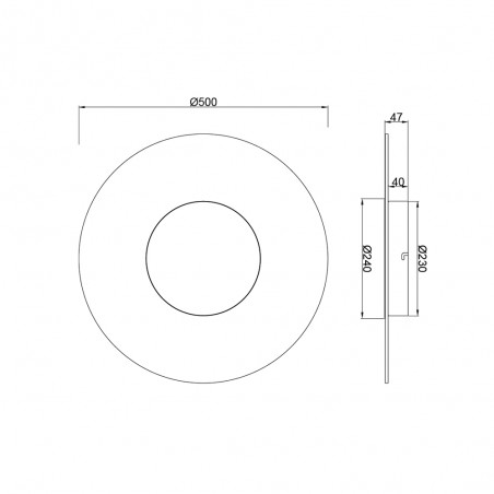 Aplique de pared Jewel (30W)