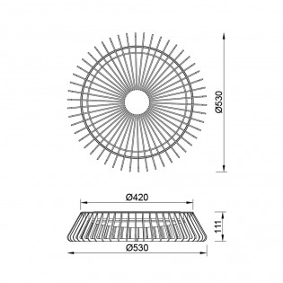 Plafón de techo LED Himalaya Smart (56W)
