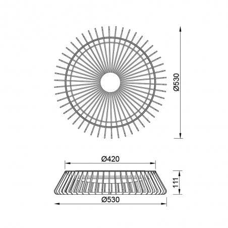 Plafón de techo LED Himalaya Smart (56W)