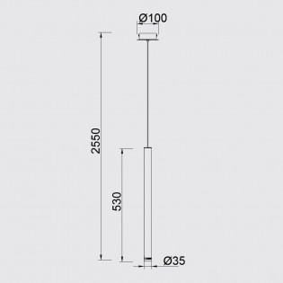 Lámpara de techo LED Cala (6W)