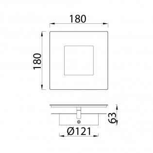 Wandleuchte LED Dalia Weiß (18W)