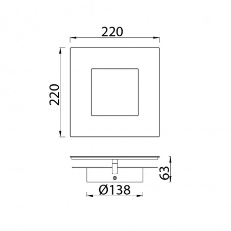 Wandleuchte LED Dalia Weiß (24W)