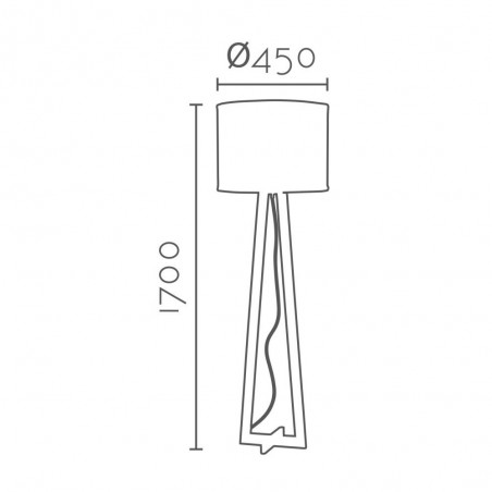 Floor lamp Cimboa