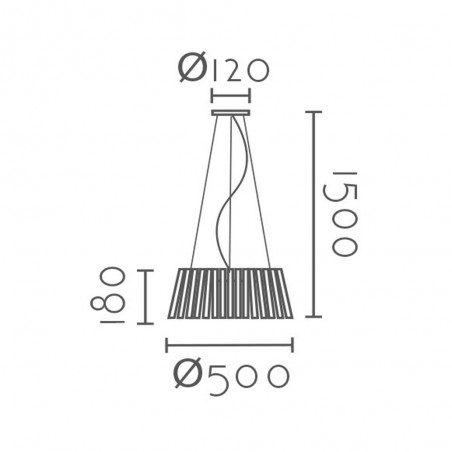 Ceiling lamp Cipres