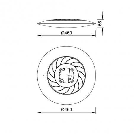 Plafón de techo LED Slim (50W)
