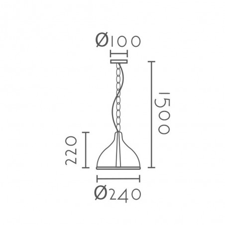 Ceiling lamp Gavilan