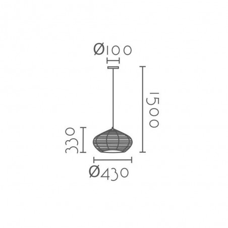 Ceiling lamp Lirio
