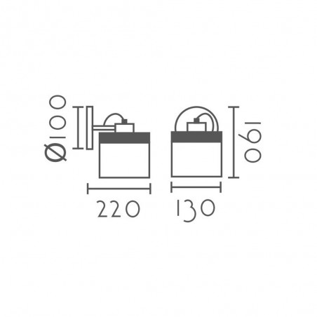 Wall lamp Pagaza