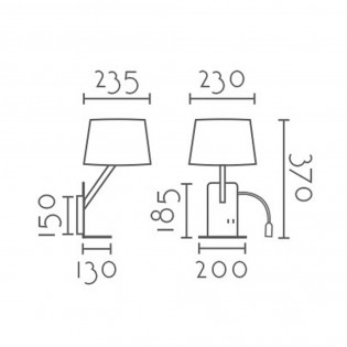 Wall lamp Terrera