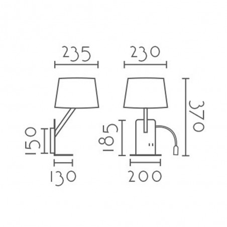 Wall lamp Terrera