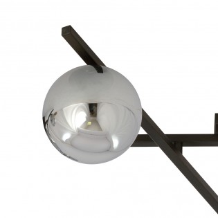 Ceiling Flush Lamp Tramas Graphite (3 lights)