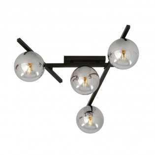 Ceiling Flush Lamp Tramas Graphite (4 lights)