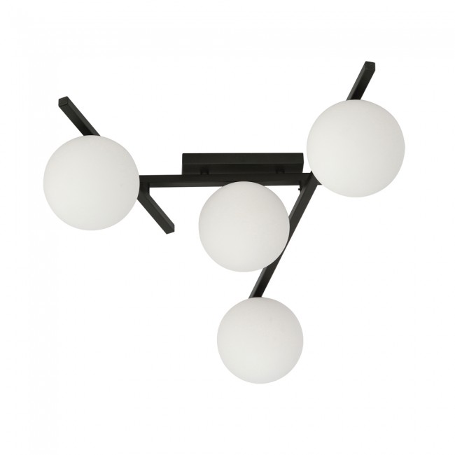Ceiling Flush Lamp Tramas Opal (4 lights)
