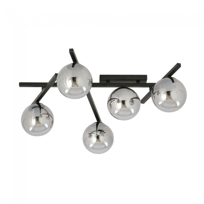 Ceiling Flush Lamp Tramas Graphite (5 lights)