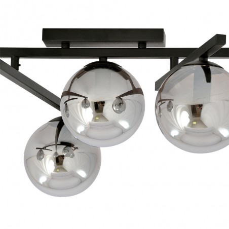Ceiling Flush Lamp Tramas Graphite (5 lights)