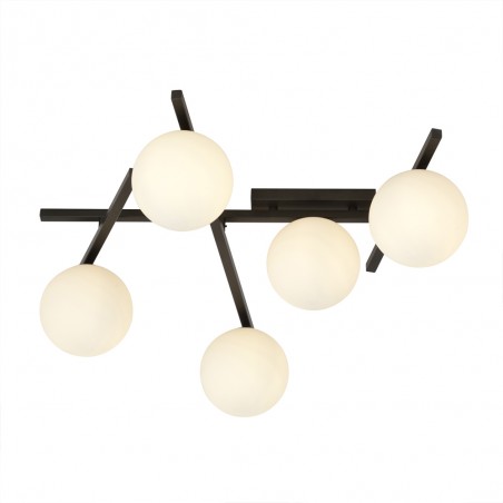 Ceiling Flush Lamp Tramas Opal (5 lights)