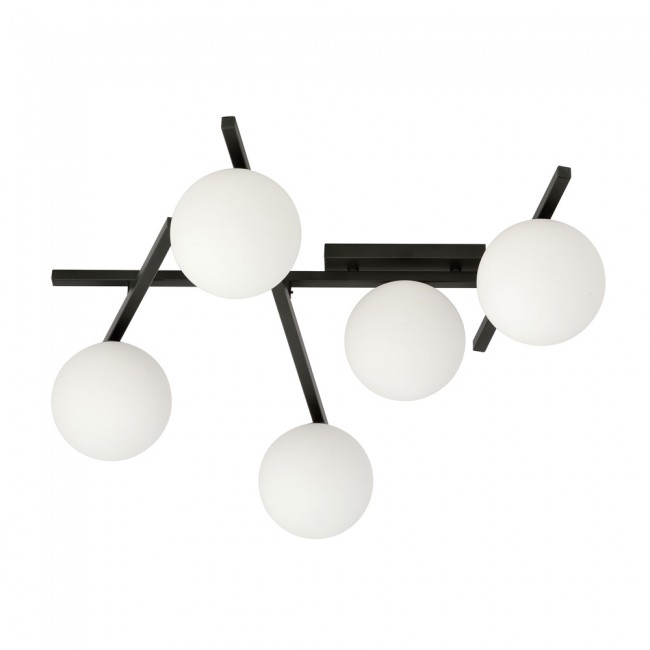 Ceiling Flush Lamp Tramas Opal (5 lights)
