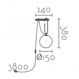 Wall lamp Vela
