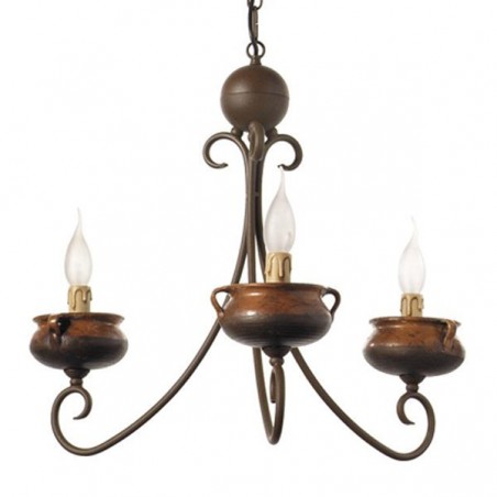 Artisan Chandelier Pots (4 lights)