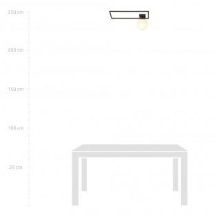 Ceiling Flugh Lamp Merli