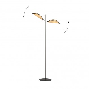 Floor Lamp Cano Rattan (2 lights)