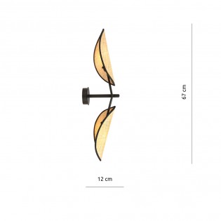 Wall Lamp Cano Rattan (2 lights)