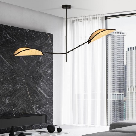 Ceiling Lamp Cano Rattan (2 lights)
