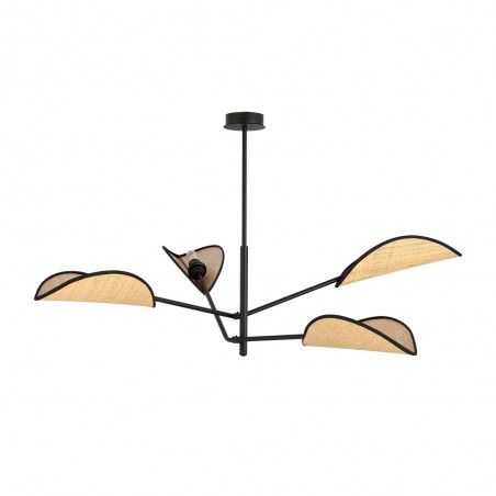 Cano Rattan Deckenleuchte (4 Leuchten)