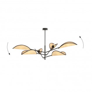 Ceiling Lamp Cano Rattan (6 lights)