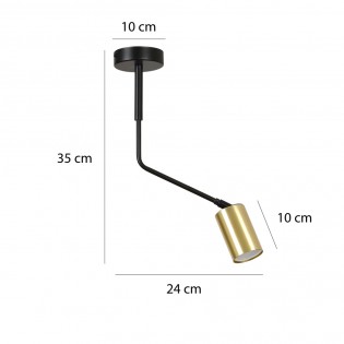 Ceiling Spotlight Norber Black