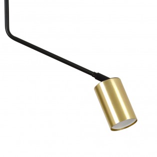 Ceiling Flush Lamp Norber Black (2 lights)