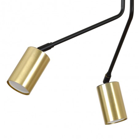 Ceiling Flush Lamp Norber Black (3 lights)