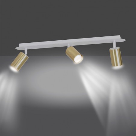 Spotlights Track Lamp Tao White/Gold (3 lights)