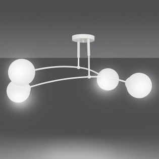 Ceiling Flush Lamp Mobis White (4 lights)