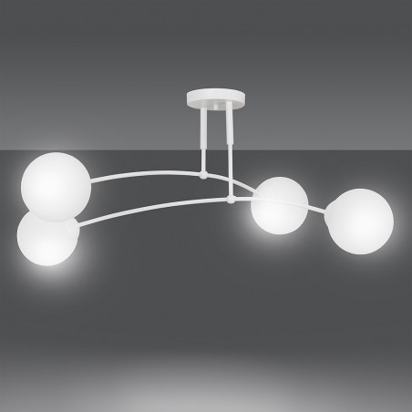 Ceiling Flush Lamp Mobis White (4 lights)