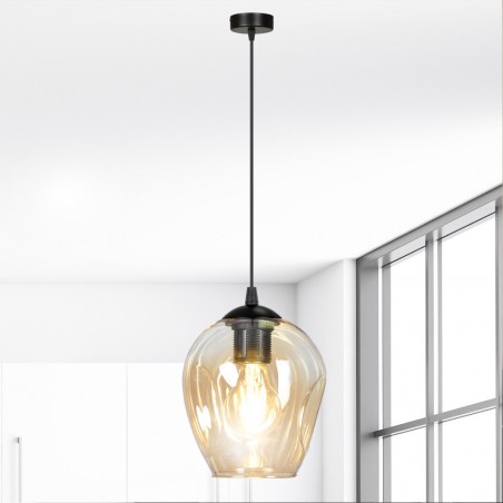 Ceiling lamp Domos Amber