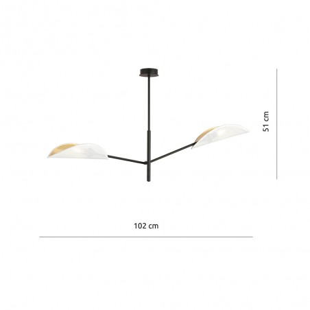 Ceiling Lamp Cano White (2 lights)