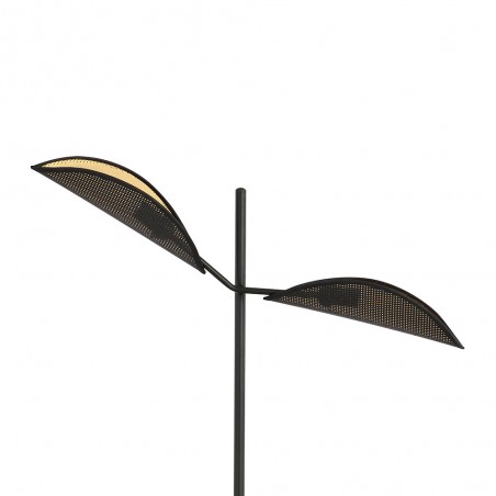 Floor Lamp Cano Black (2 lights)
